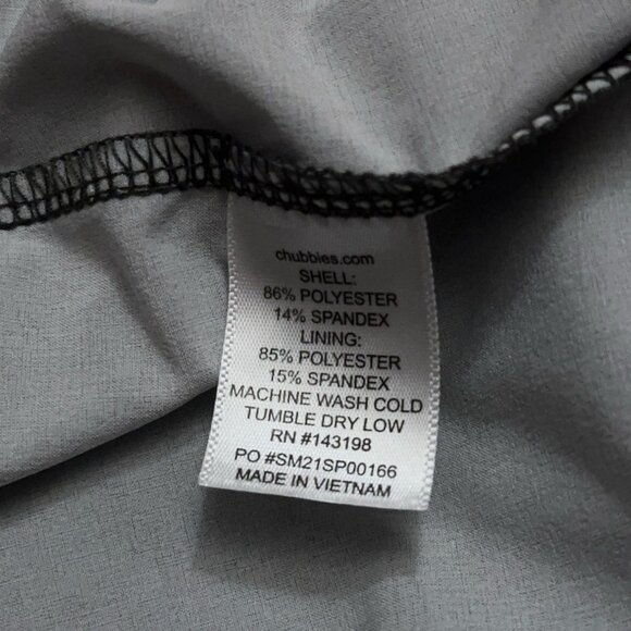 Chubbies The Quests Shorts Mens M Lined Performance Drawstring Aztec Print Gray - Picture 6 of 6